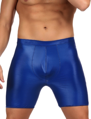 Men‘s Leather Pants With Exposed Hips