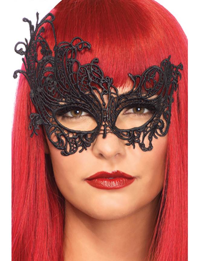 Tether Black Lace Eye Mask | Ohyeah