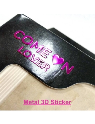 Metal stickers with customers‘ logo