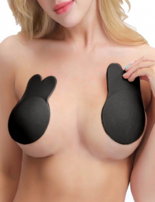 Strapless Women Rabbit Ear Breast Lift Up Invisible Self Adhesive Nipple Covers