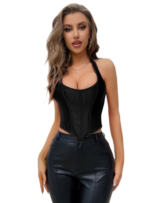 Black 13 Pieces Plastic Bones  sexy  corset