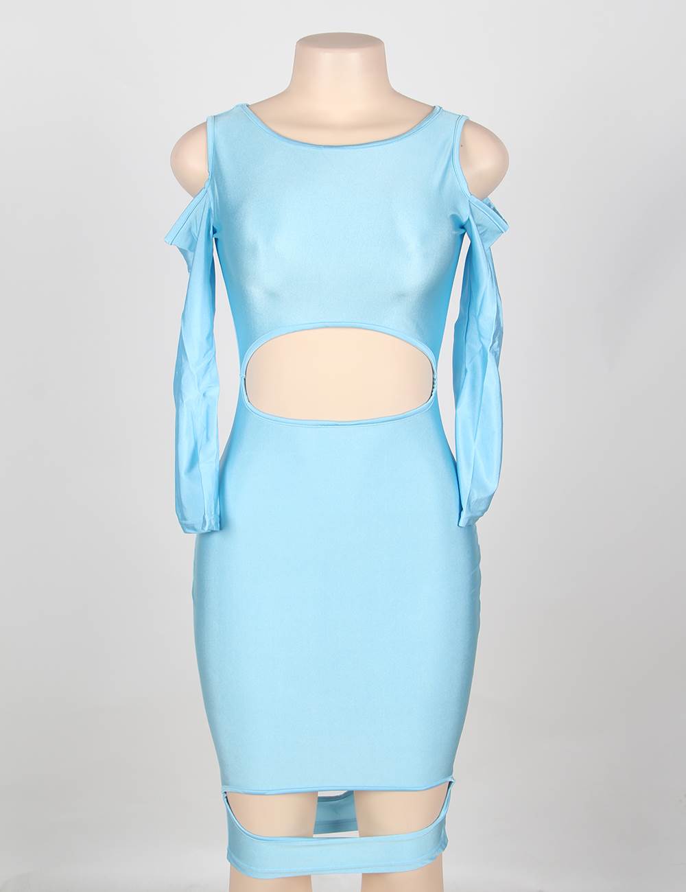 Hot Sale wholesale royal blue bodycon dress,light blue bodycon dress