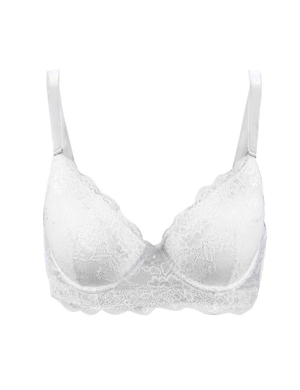 White High Quality Lace Comfortable T-shirt Bra | Ohyeah