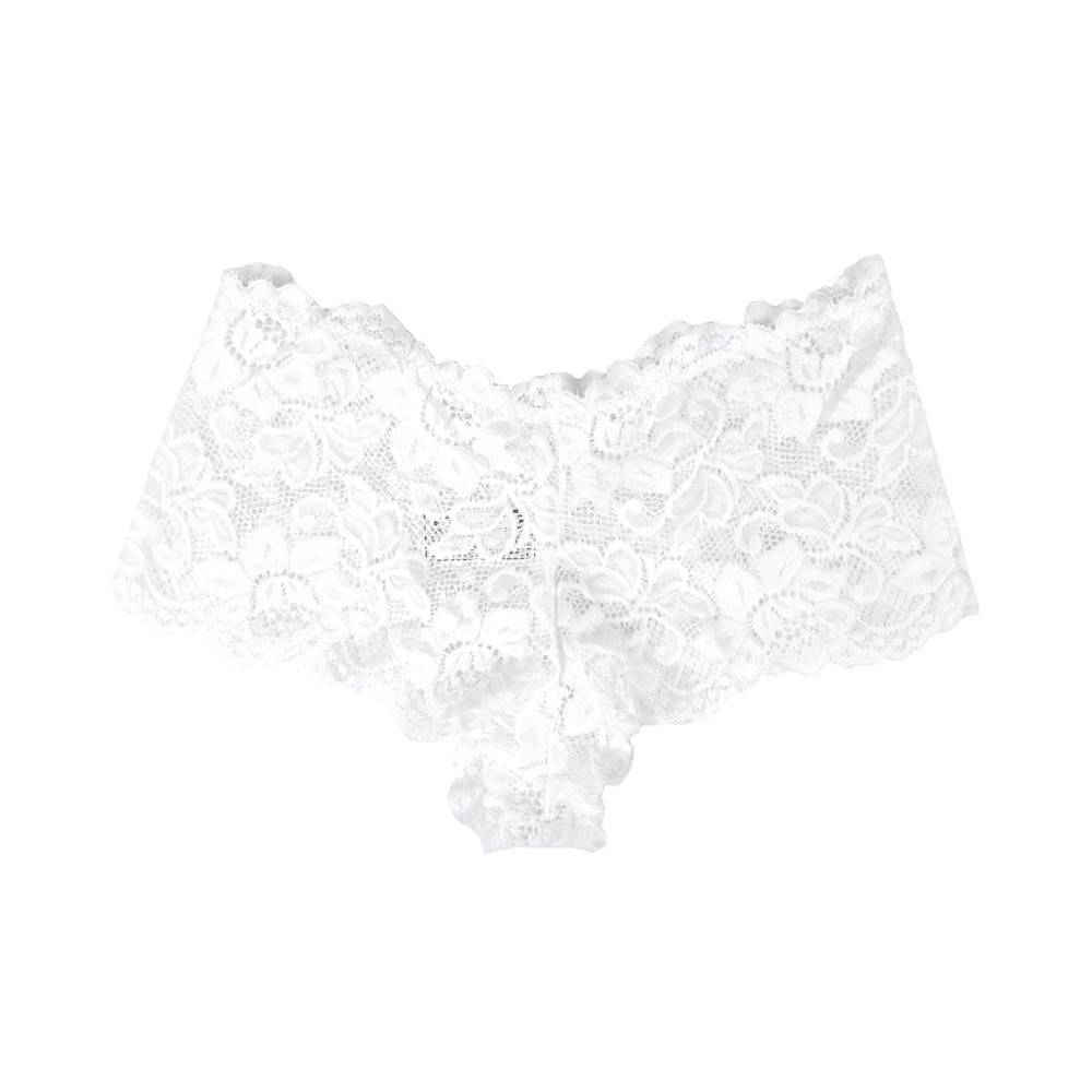 Plus Size White Sexy Floral Lace Panty | Ohyeah