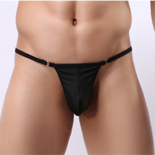 Black Sexy Pocket Panty for Men